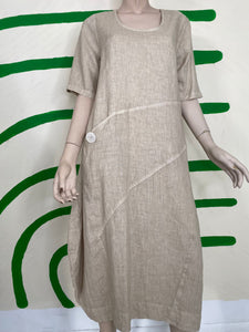 Beach Sand Natural Dress Curve