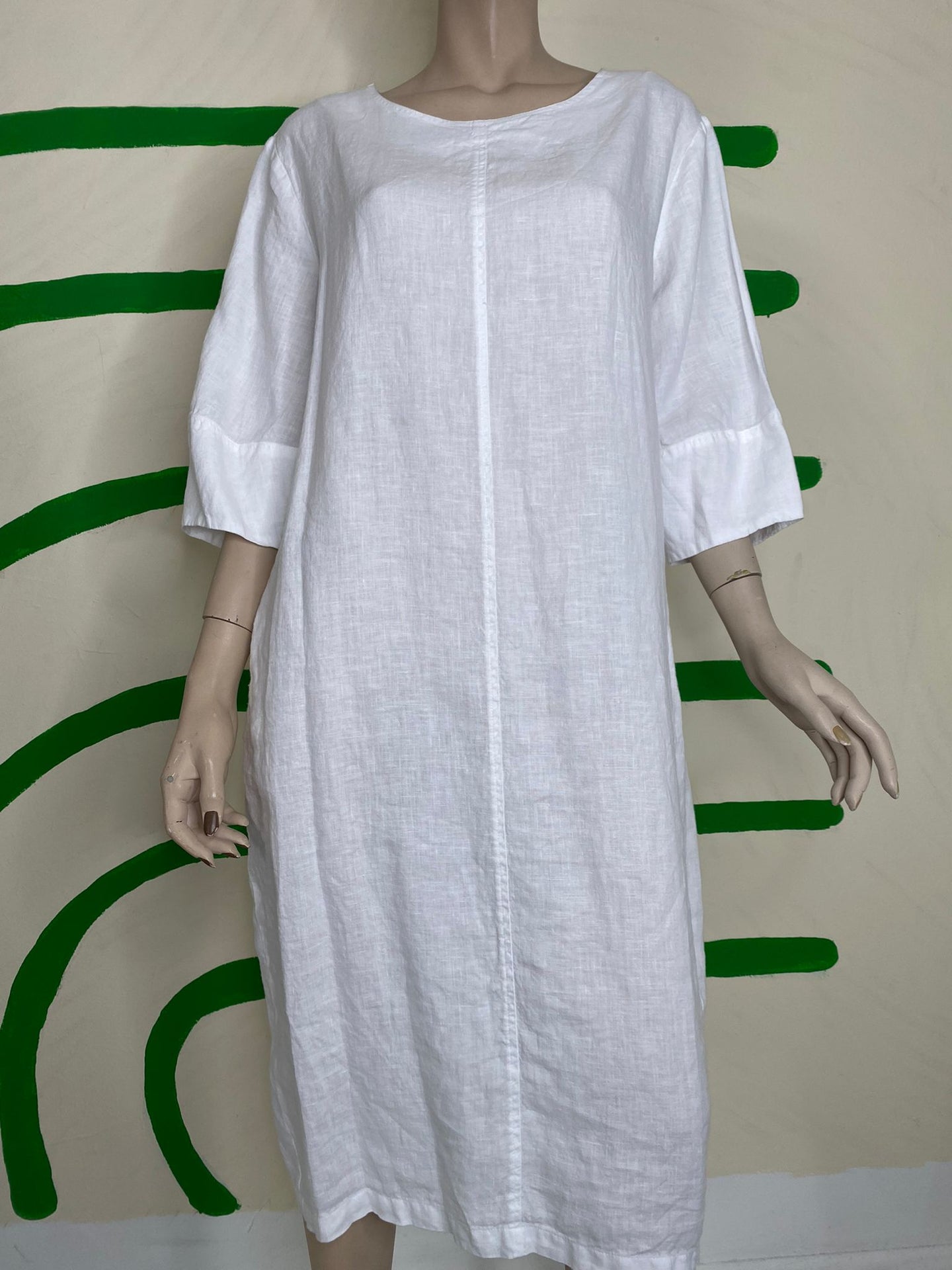 White Curve Dress