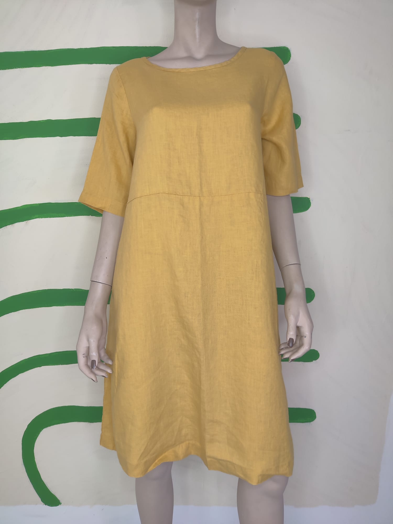 Yellow best sale simple dress