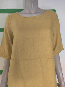 Goldenrod Yellow Simple Dress