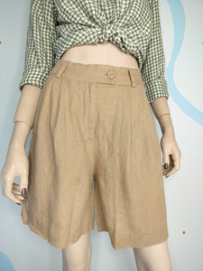 Bagan pleated Bermuda shorts