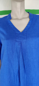 Blue Lapis Midi Dress