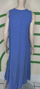 Blue OS Linen Dress