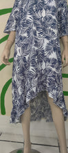 Load image into Gallery viewer, Blue Navy Tropical Dress
