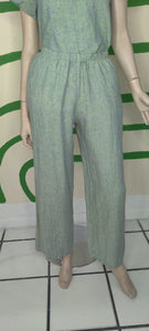 Grassy Green Flowing Pant