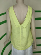 Load image into Gallery viewer, Lime Open Back Regular Fit Blouse
