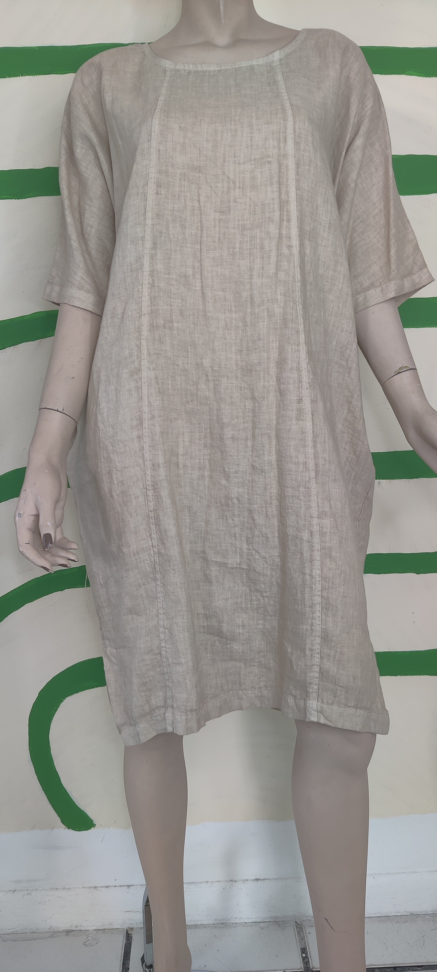 Back Buttons Detail Dress