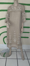 Load image into Gallery viewer, Natural/White Embroidery Dress
