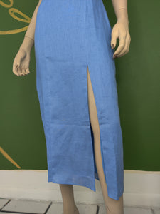 Blue Conchas Long dress