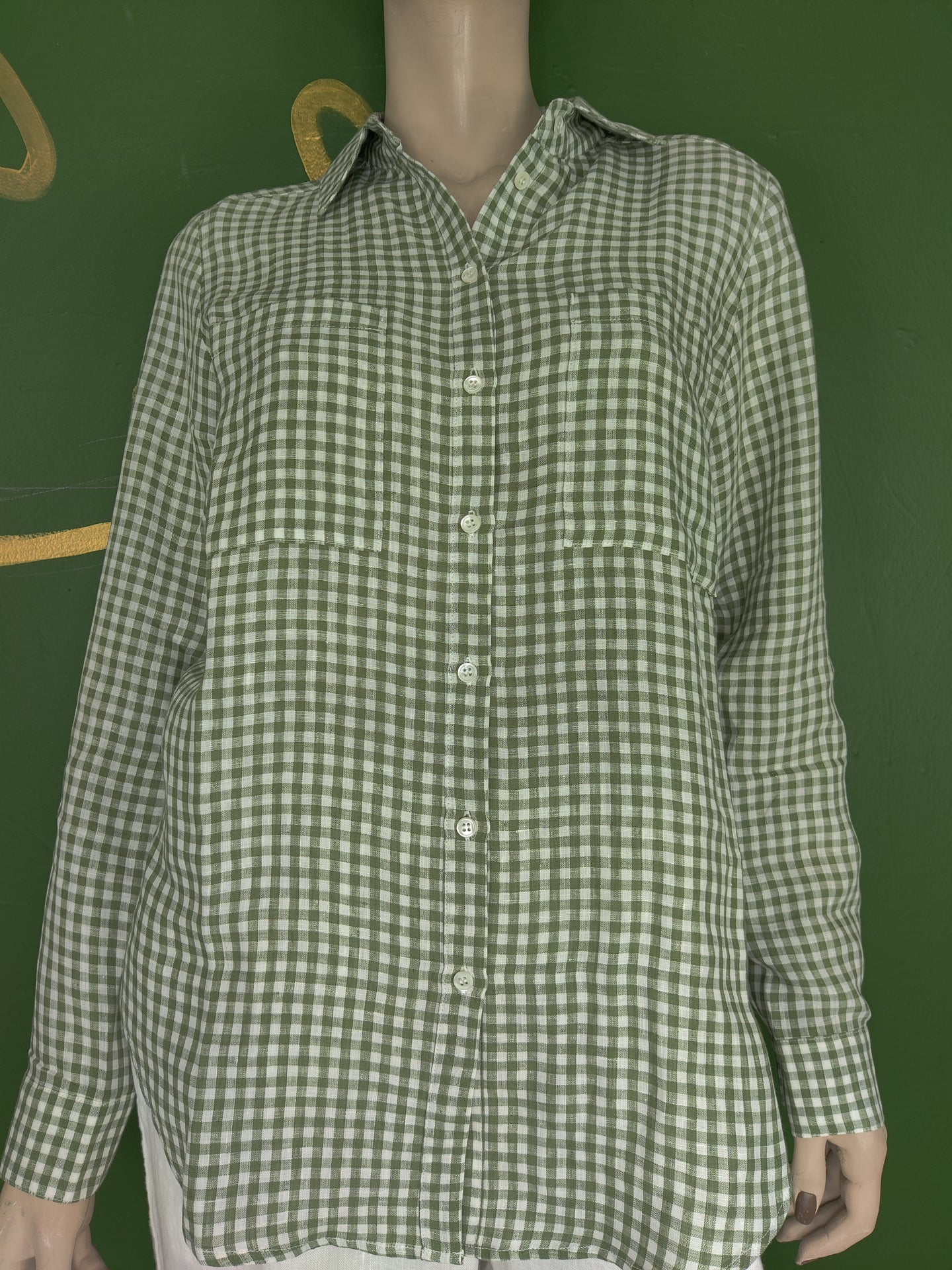 Calpe Green Button Up shirt