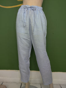 Ravello Gingham Blue Pant