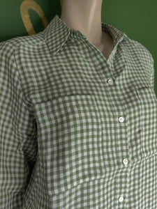 Calpe Green Button Up shirt