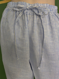 Ravello Gingham Blue Pant