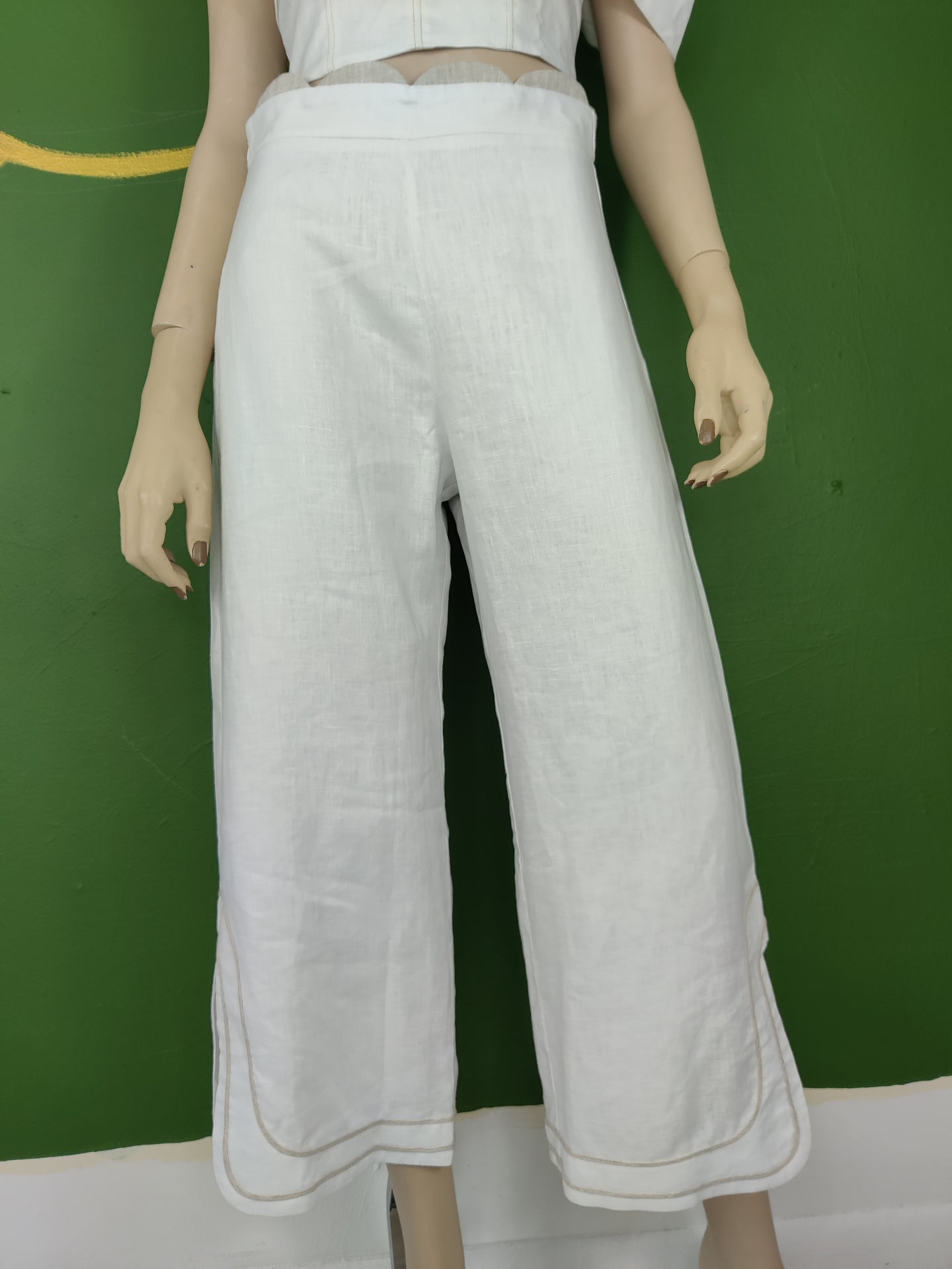 Varadero White Regular Fit Pant