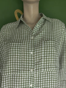 Calpe Green Button Up shirt