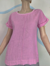 Load image into Gallery viewer, Tee Top Linen T-shirt
