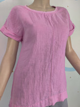 Load image into Gallery viewer, Tee Top Linen T-shirt
