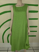 Load image into Gallery viewer, Avocado Green Sleeveless Dress Curve
