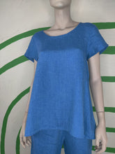 Load image into Gallery viewer, Royal Yarn Dye Blossom Blouse
