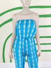 Load image into Gallery viewer, Blue Cotton Jumpsuit
