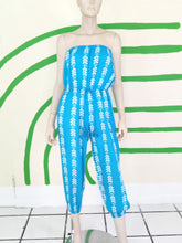 Load image into Gallery viewer, Blue Cotton Jumpsuit
