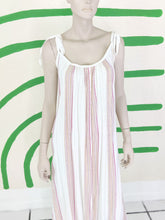 Load image into Gallery viewer, White Stripes Cotton Dress
