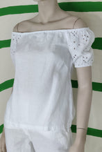 Load image into Gallery viewer, White Lace Sleeve Shirt
