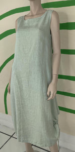 Grecian Green Sleeveless Dress