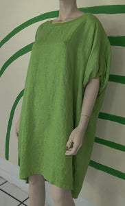 Avocado Green Butterfly Dress